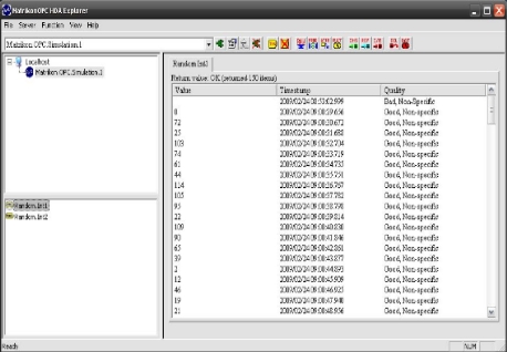 MatrikonOPC HDA Explorer Screenshot